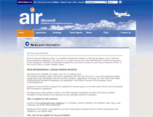 Tablet Screenshot of airdiscountscheme.com